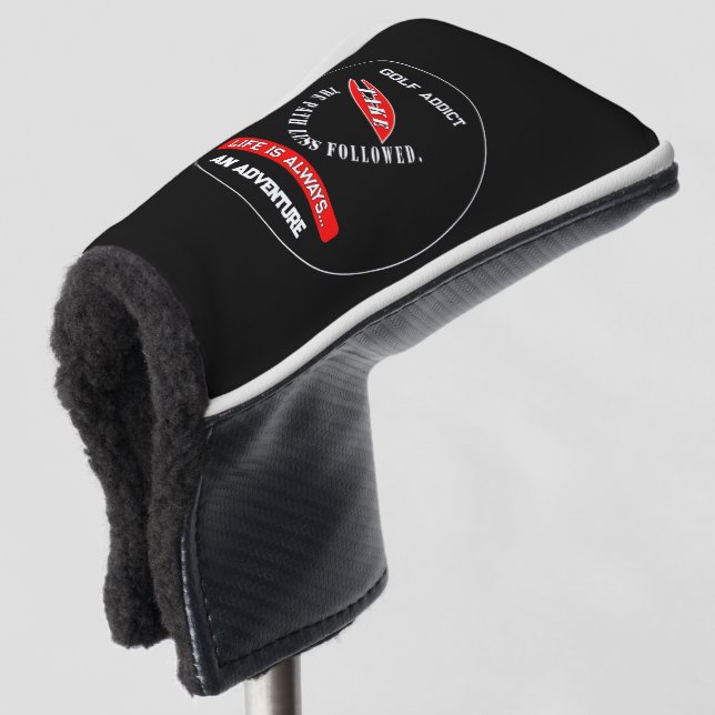 Take the path less followed  golf head cover (3/4 Front)