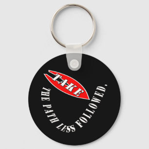 Take the path less followed  key ring