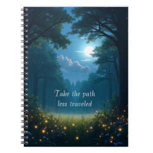 Take the path less travelled notebook