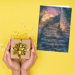 Take the Steps - 12 step recovery Card