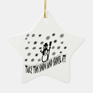 Take This Snow Ornament