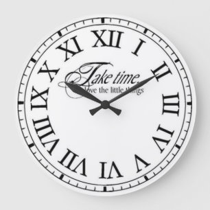 Take Time Classic Retro Large Clock