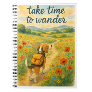 Take Time To Wander Notebook