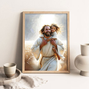 Take You Home, Digital Christian Art, Jesus and Poster