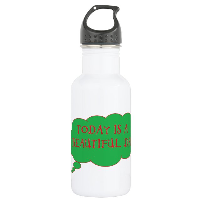 Take Your Beverage With You in Style in a White 532 Ml Water Bottle (Front)