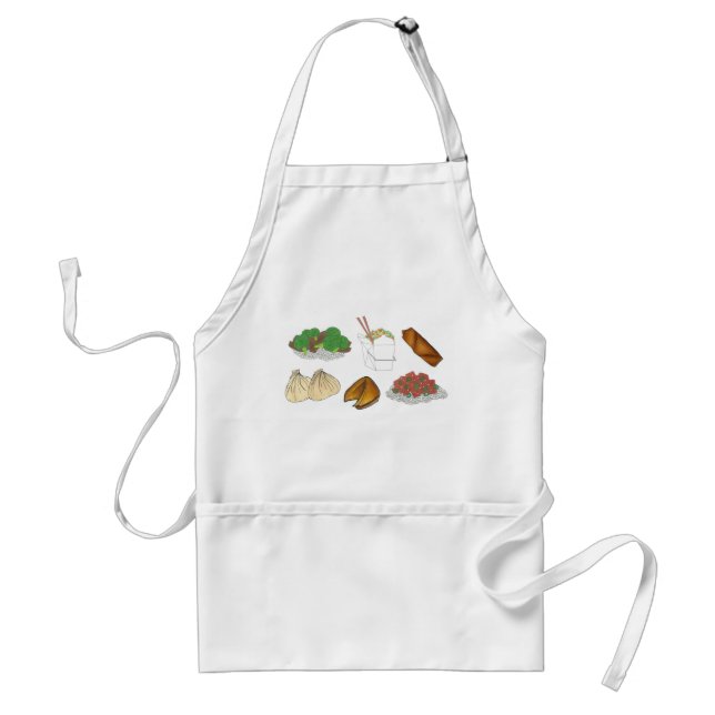 Takeaway Chinese Restaurant Takeout Food Cuisine Standard Apron (Front)