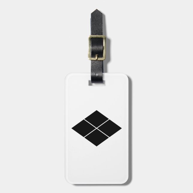 Takeda rhombus luggage tag (Front Vertical)