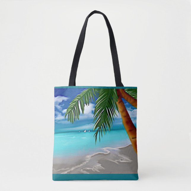 Takemeaway Beach Tote Bag (Front)