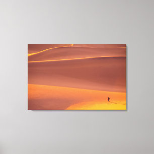 Taken in January at the crack of dawn in Death Canvas Print