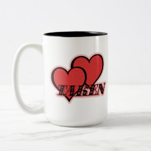 Taken Red Hearts Coffee Mug