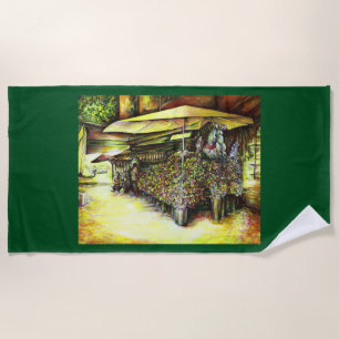 Taken the Possession of Optices Beach Towel