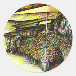 Taken the Possession of Optices Classic Round Sticker