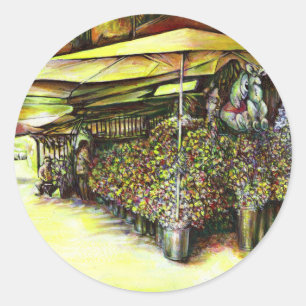 Taken the Possession of Optices Classic Round Sticker