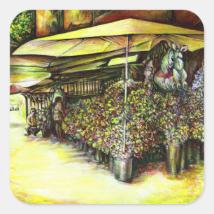 Taken the Possession of Optices Square Sticker