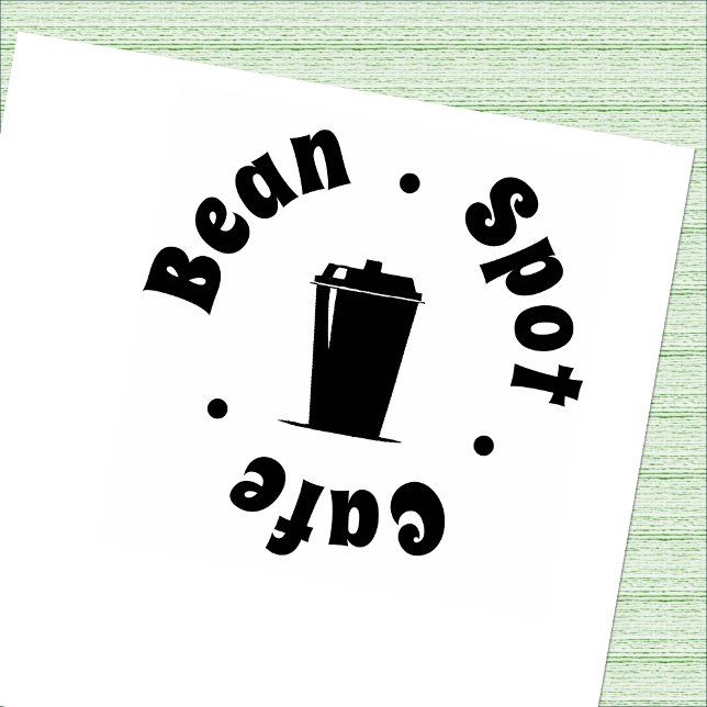 Takeout Takeaway Cup Logo Loyalty Cafe Rubber Stamp (Creator Uploaded)