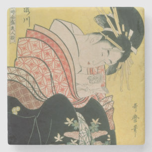 Takigawa from the Tea-House, Ogi Stone Coaster