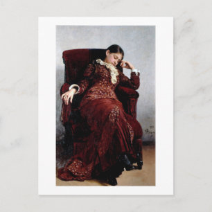 Taking a rest, Ilya Repin Postcard