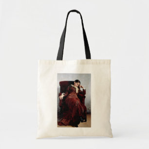Taking a rest, Ilya Repin Tote Bag