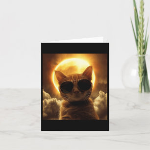 Taking A Selfie With Solar Eclipse Wearing Sungles Card