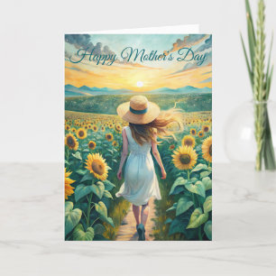 Taking a Stroll Mother's Day Holiday Card