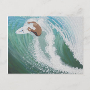 Taking a Wave Postcard