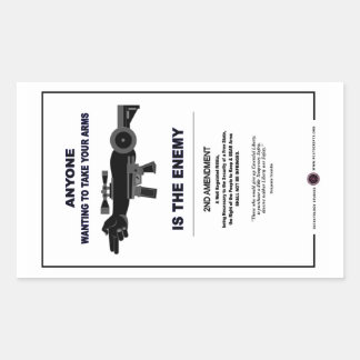 Taking Arms - 2nd Amendment Rectangular Sticker