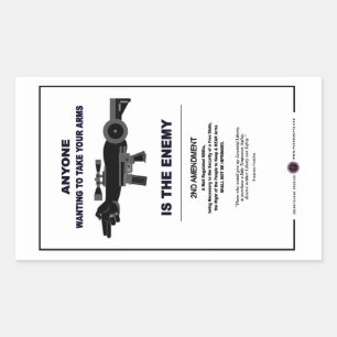 Taking Arms - 2nd Ammendment Rectangular Sticker