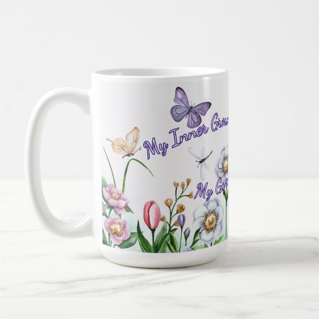 Taking Care of Me, My Inner Growth Coffee Mug (Left)