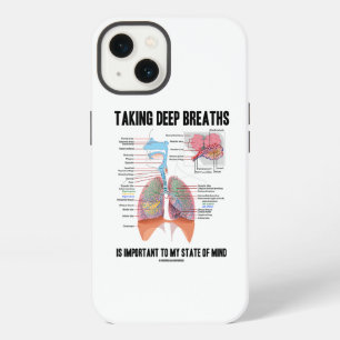 Taking Deep Breaths Is Important To My State Mind iPhone 13 Case