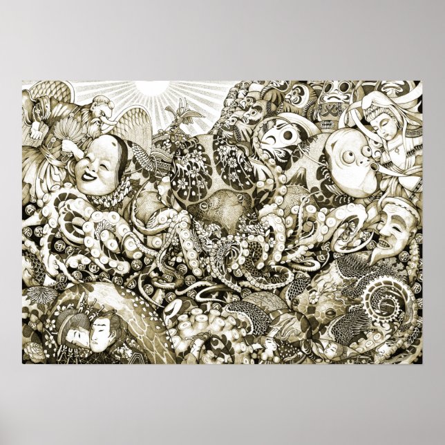 Tako emaki300 @miyasan_art poster (Front)