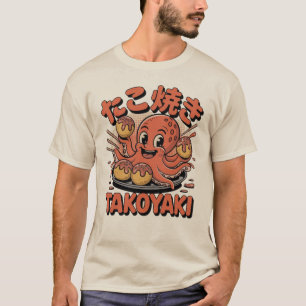 Takoyaki Octopus – Cute Japanese Street Food T-Shirt