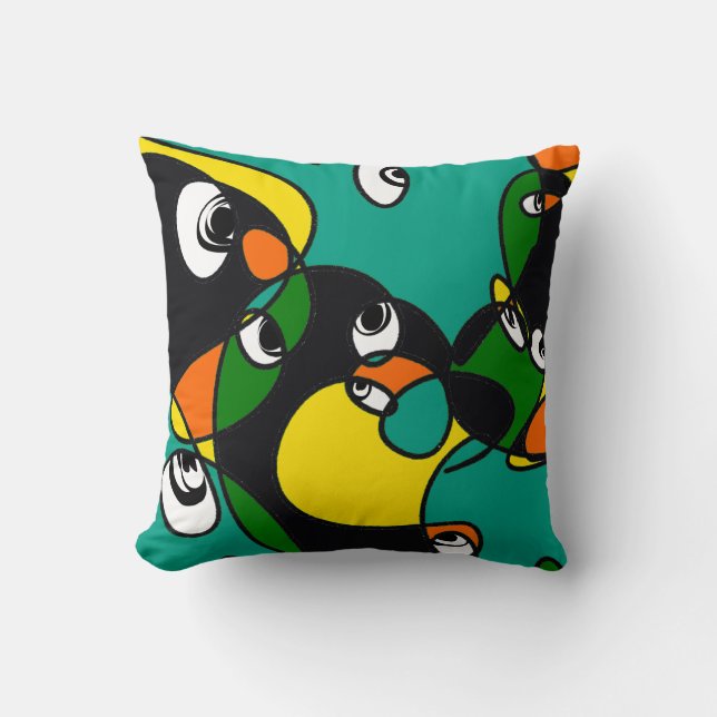 TAKUROMAN「Friends」 Cushion (Front)
