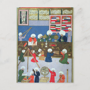 Takyuddin and other astronomers postcard