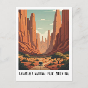 Talampaya National Park Argentina Travel Postcard