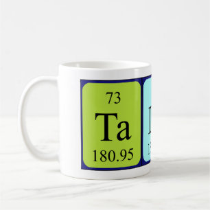 Talan periodic table name mug