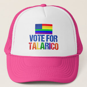 Talarico Rainbow American Flag 2026 Election Trucker Hat