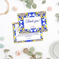 Talavera azulejo blue tiles Mexican bridal shower