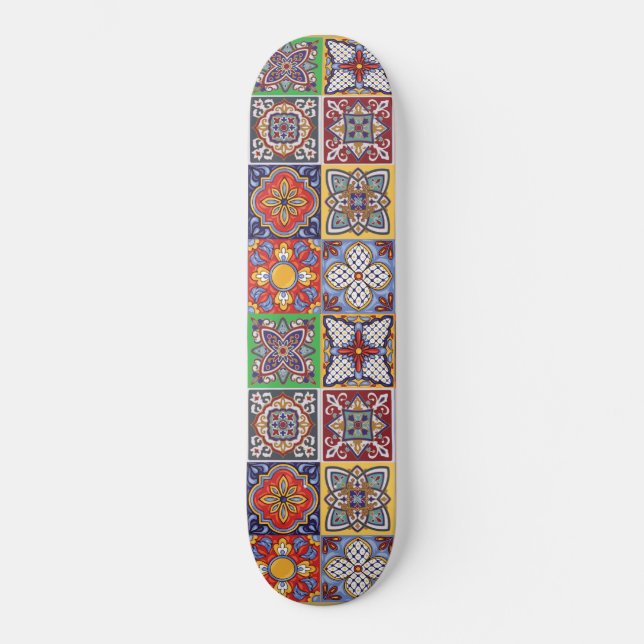 Talavera Design-1 Golf Towel Skateboard (Front)