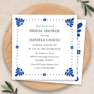 Talavera Mexican Bridal Shower Invitation