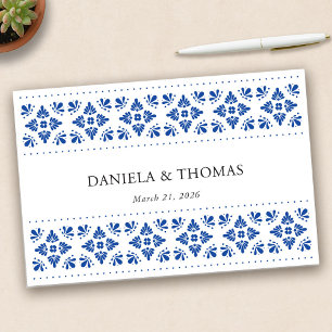 Talavera Mexican Wedding Guestbook