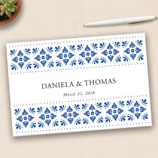 Talavera Mexican Wedding Guestbook