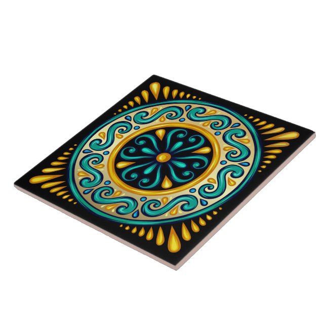 Talavera Moroccan Tile Design (Side)