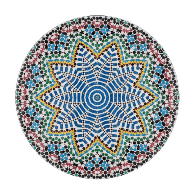 Talavera Mosaic Style Cutting Board (Front)