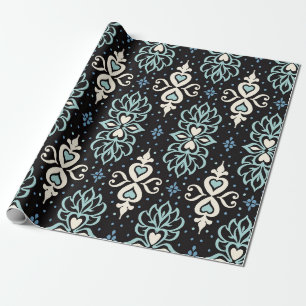 Talavera pattern. Azulejos portugal. Turkish ornam Wrapping Paper