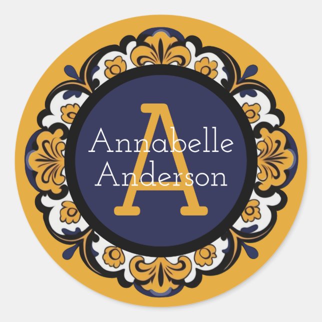 Talavera Personalise Sticker (Front)