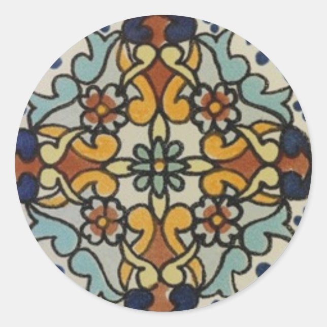 Talavera Tile 2 Sticker (Front)