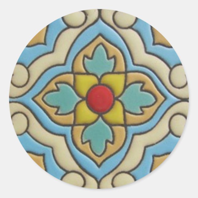 Talavera Tile 5 Sticker (Front)
