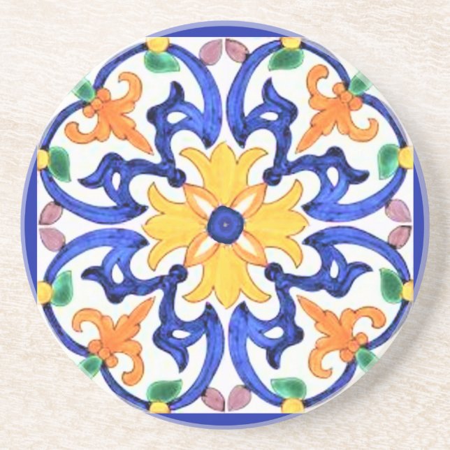 Talavera  Tile Coaster (Front)