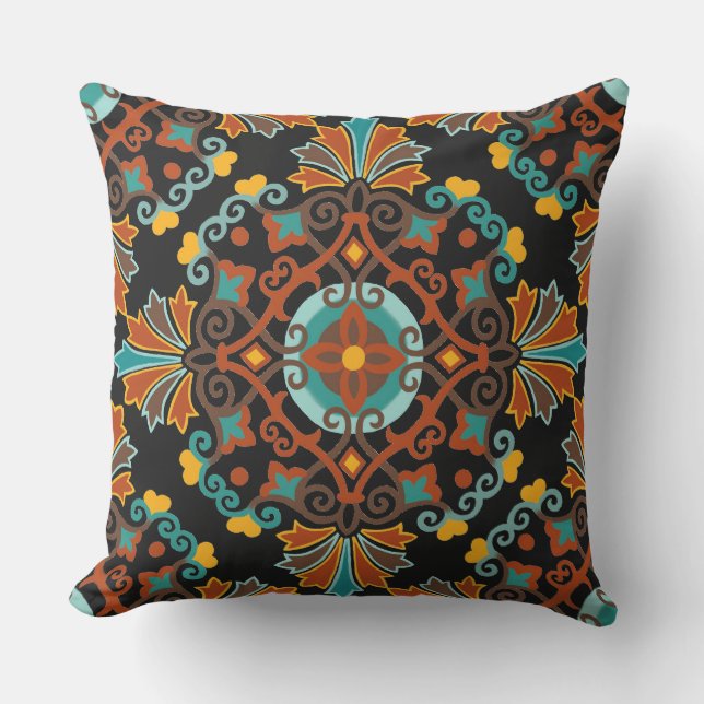 Talavera Tile Cushion (Front)