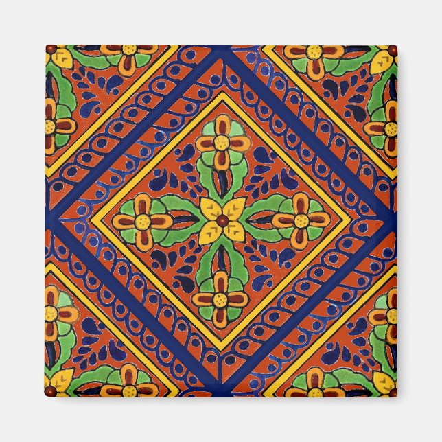 Talavera Tile Magnet (Front)
